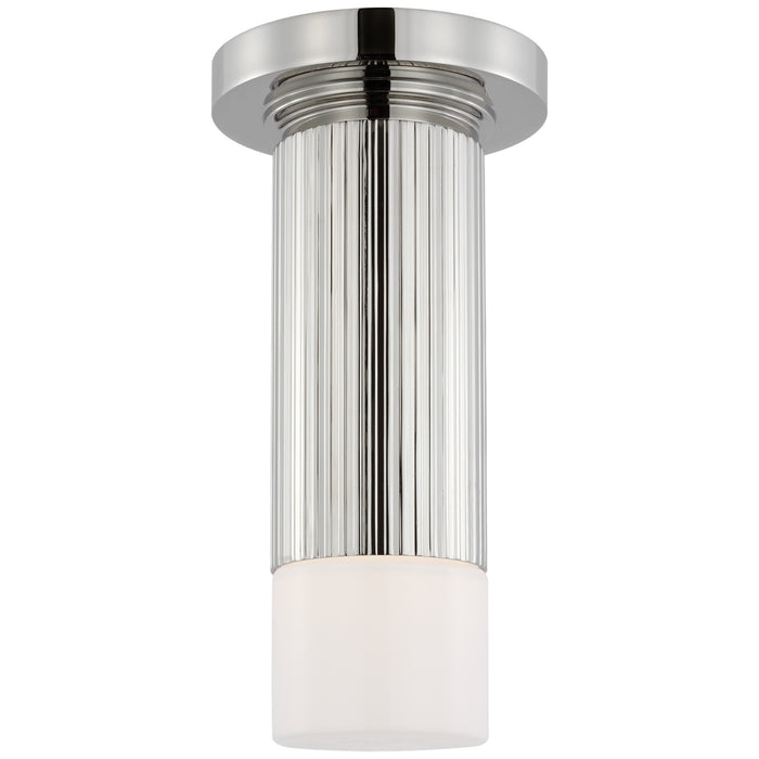 Visual Comfort Signature TOB 4350PN-WG LED Flush Mount, Polished Nickel