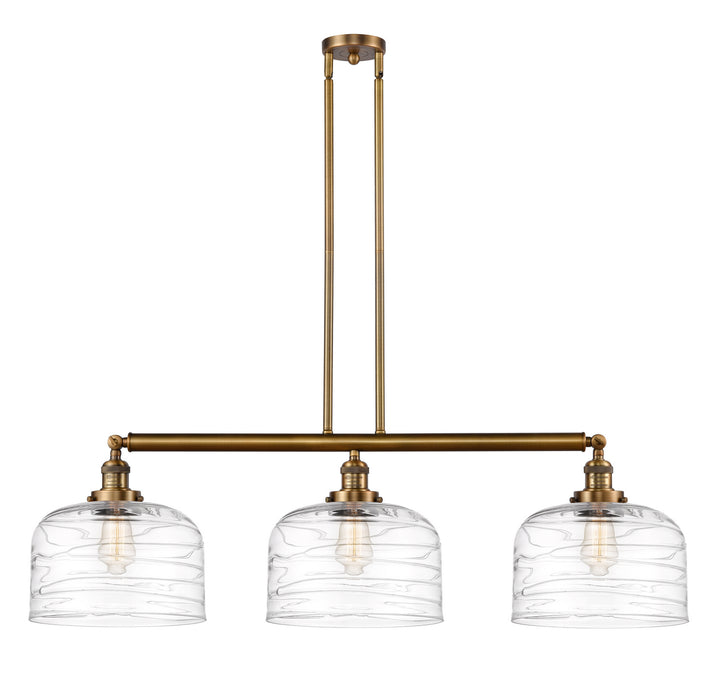 Innovations 213-BB-G713-L-LED LED Island Pendant, Brushed Brass