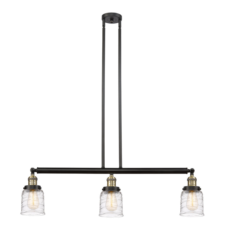 Innovations 213-BAB-G513-LED LED Island Pendant, Black Antique Brass