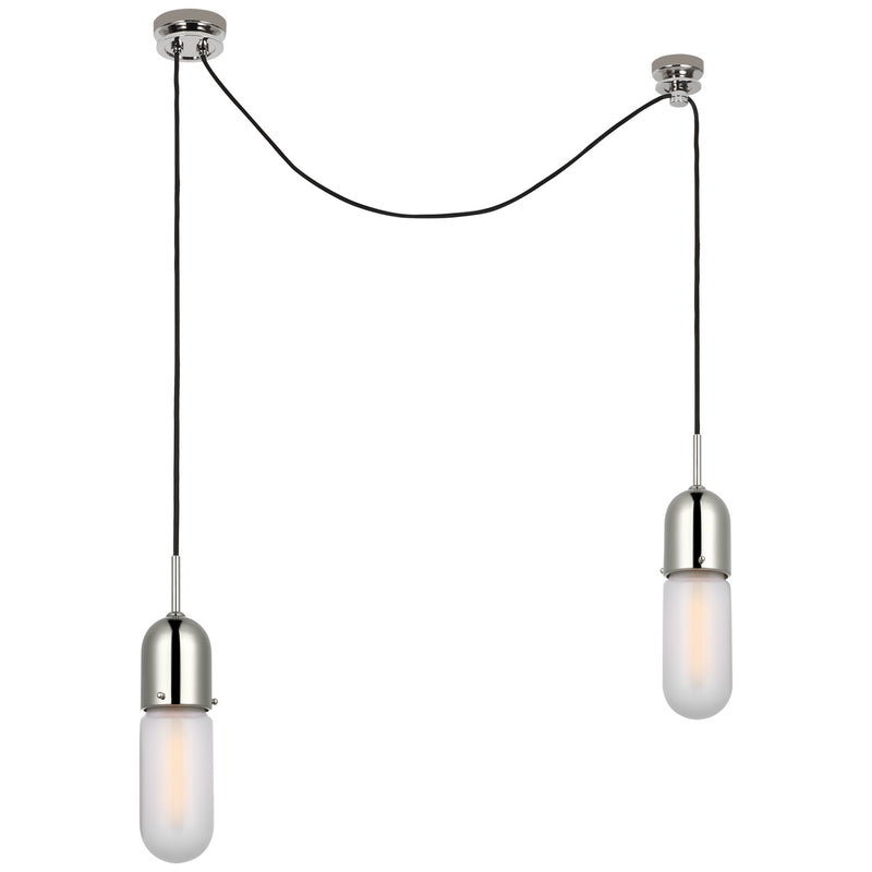 Visual Comfort Signature TOB 5645PN-FG-2 LED Pendant, Polished Nickel
