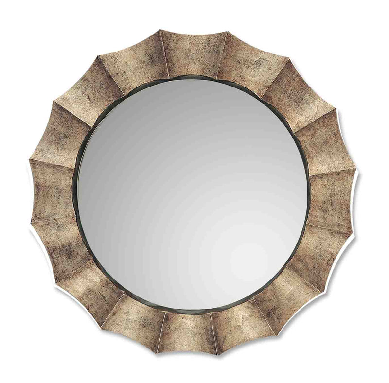 Uttermost 06048 P Mirror, Silver With Black
