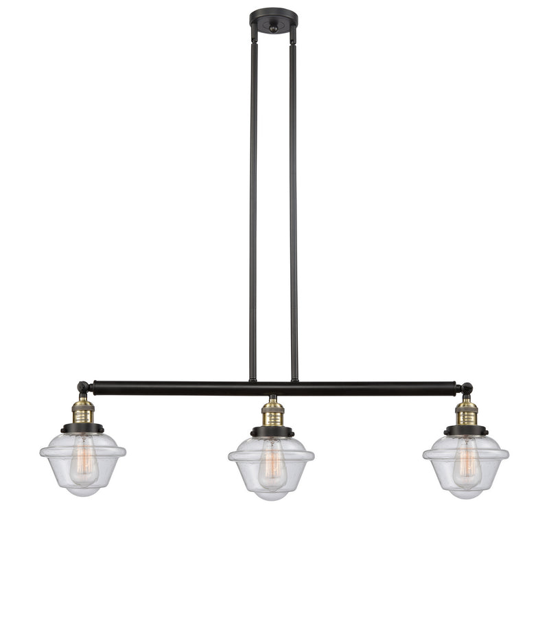Innovations 213-BAB-G534-LED LED Island Pendant, Black Antique Brass