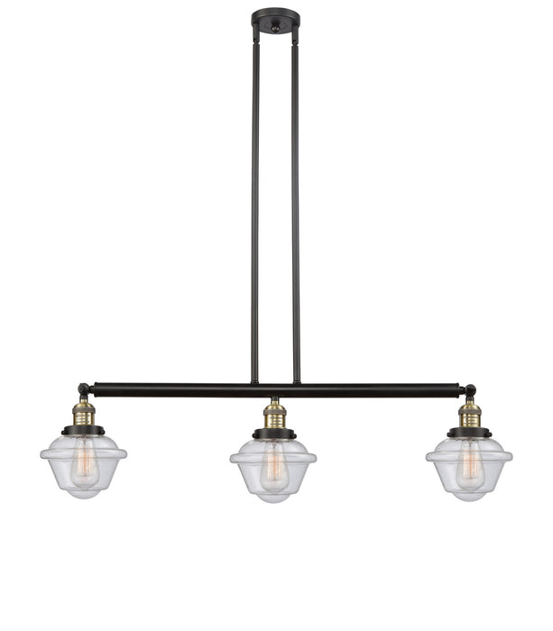 Innovations 213-BAB-G534-LED LED Island Pendant, Black Antique Brass