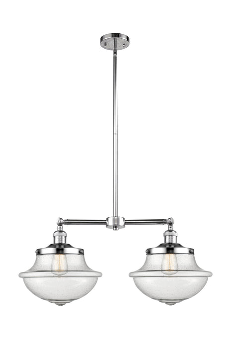 Innovations 209-PC-G544 Two Light Island Pendant, Polished Chrome
