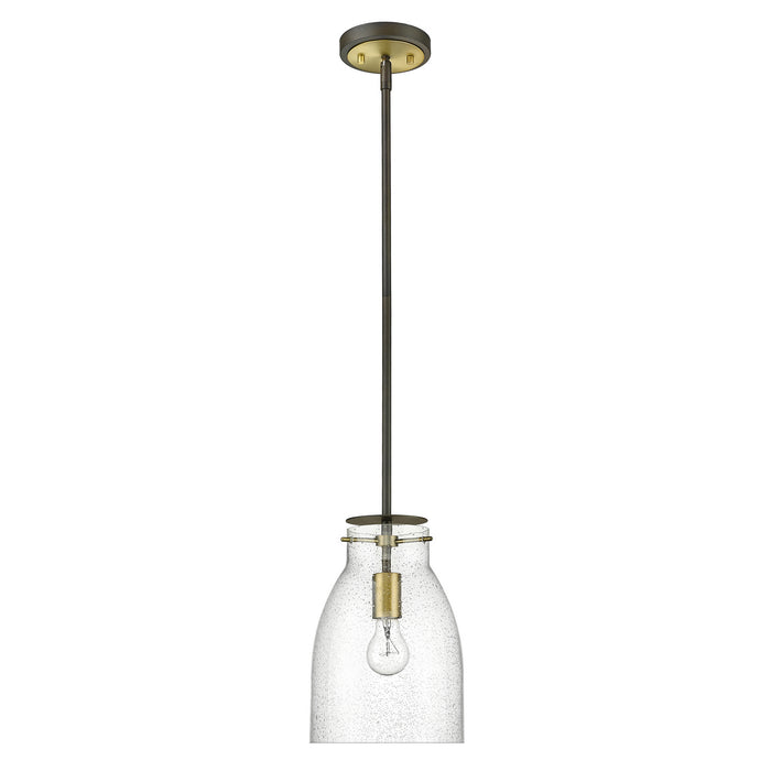 Acclaim Lighting IN20000ORB One Light Pendant, Oil Rubbed Bronze and Antique Brass