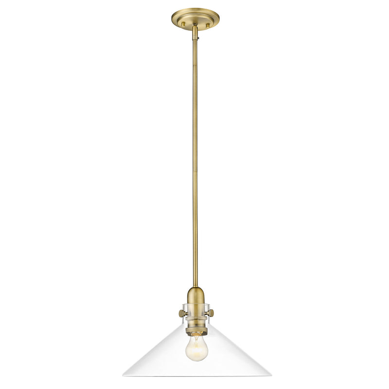 Acclaim Lighting IN20080ATB One Light Pendant, Antique Brass