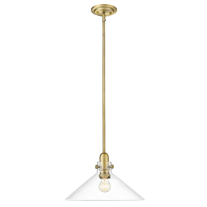 Acclaim Lighting IN20080ATB One Light Pendant, Antique Brass