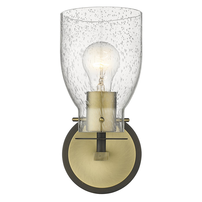 Acclaim Lighting IN40003ORB One Light Vanity, Oil Rubbed Bronze and Antique Brass