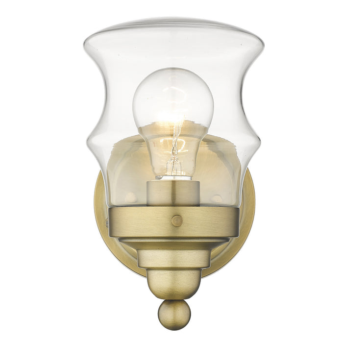 Acclaim Lighting IN40071ATB One Light Vanity, Antique Brass