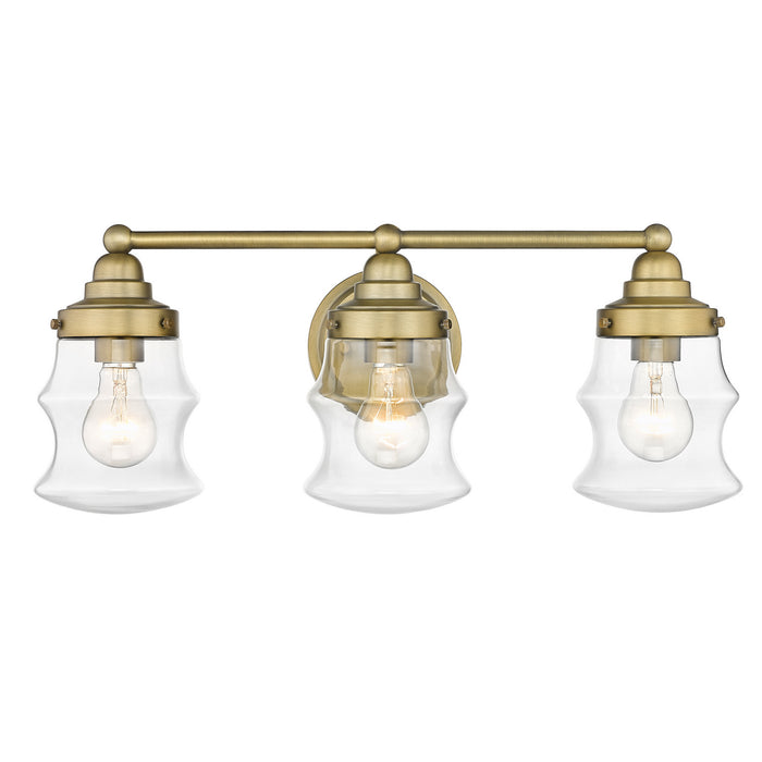 Acclaim Lighting IN40073ATB Three Light Vanity, Antique Brass