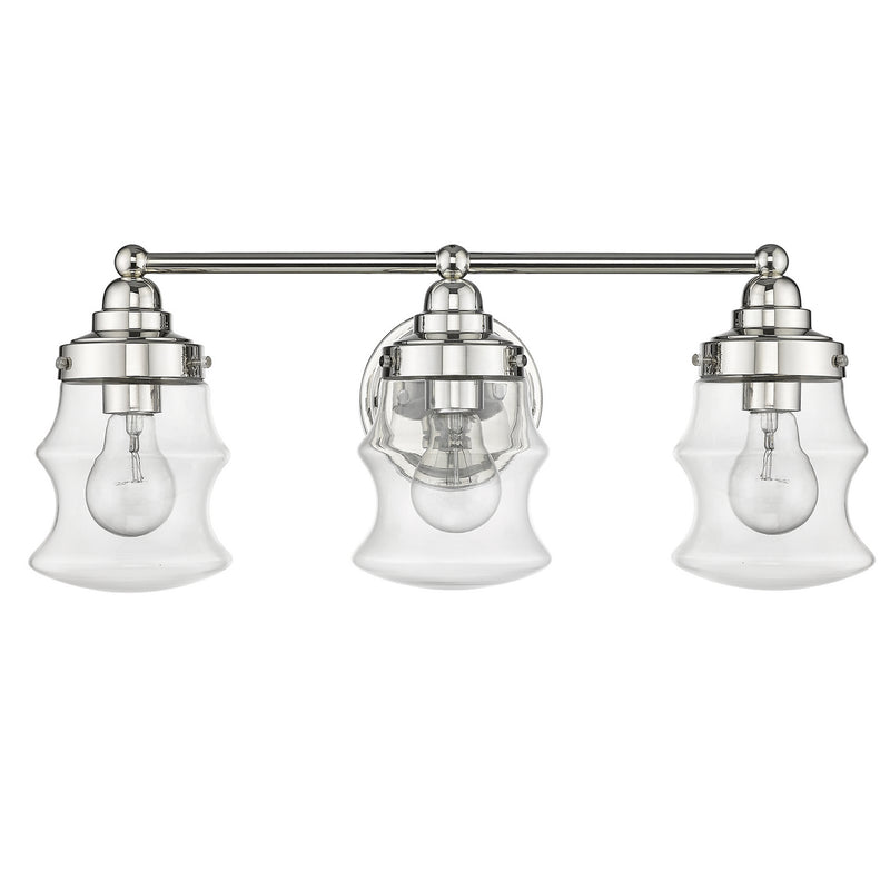 Acclaim Lighting IN40073PN Three Light Vanity, Polished Nickel