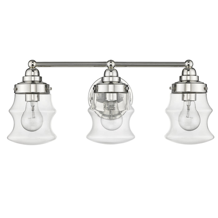Acclaim Lighting IN40073PN Three Light Vanity, Polished Nickel