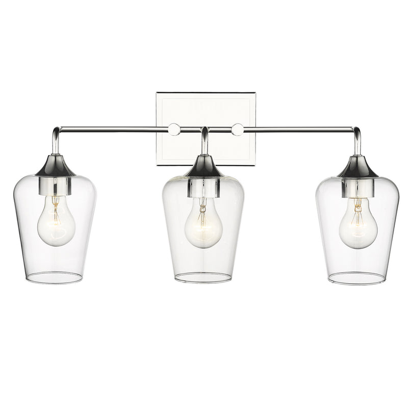 Acclaim Lighting IN40082PN Three Light Vanity, Polished Nickel