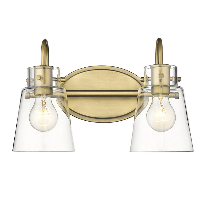 Acclaim Lighting IN40091ATB Two Light Vanity, Antique Brass