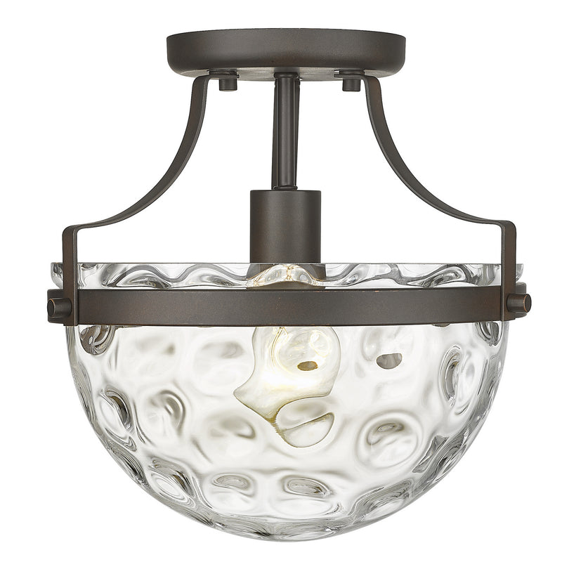 Acclaim Lighting IN60099ORB One Light Semi-Flush Mount, Oil Rubbed Bronze