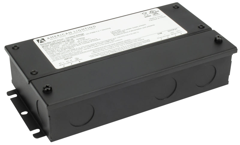 American Lighting ADPTPRO-DRJ-60-24 Constant Voltage Driver w/Junction, Black