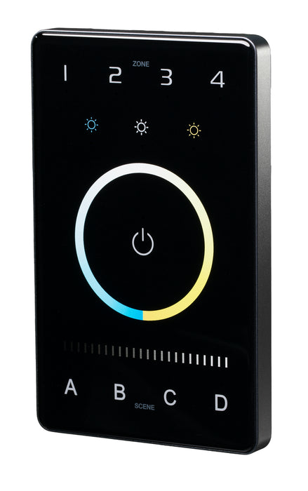 American Lighting CTRLW-DMXB-TW-4Z Control Touch Panel, Black