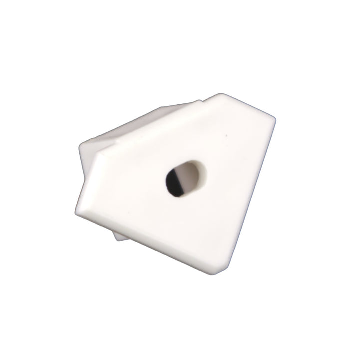 American Lighting PE-AA2-FEED End Cap, White