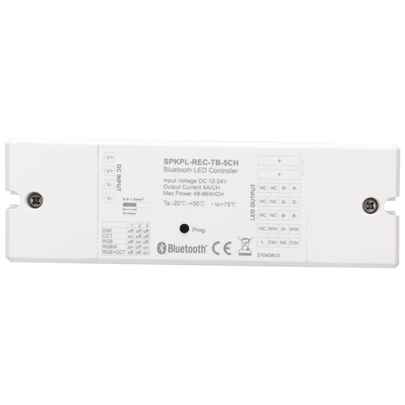 American Lighting SPKPL-REC-TB-5CH Receiver, White