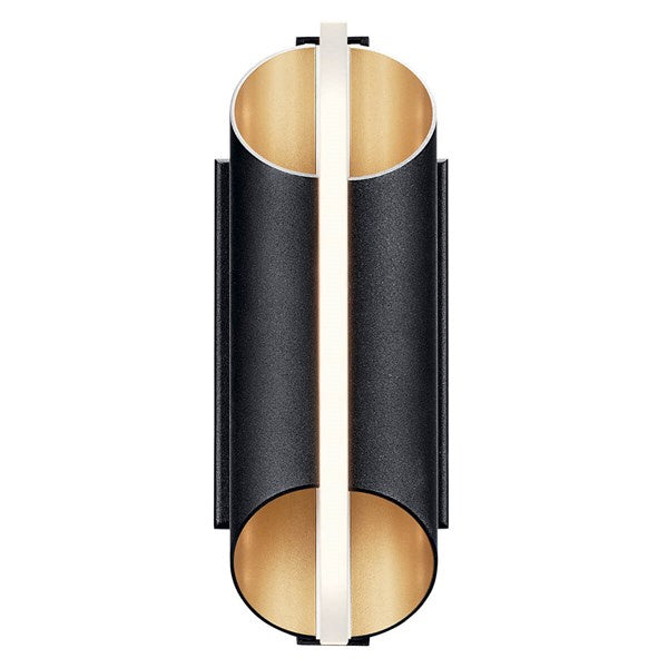 Kichler 59076BKTLED LED Outdoor Wall Mount, Textured Black