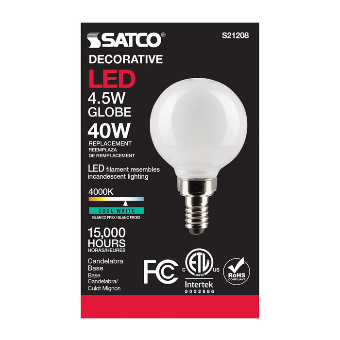 Satco S21208 Light Bulb, White