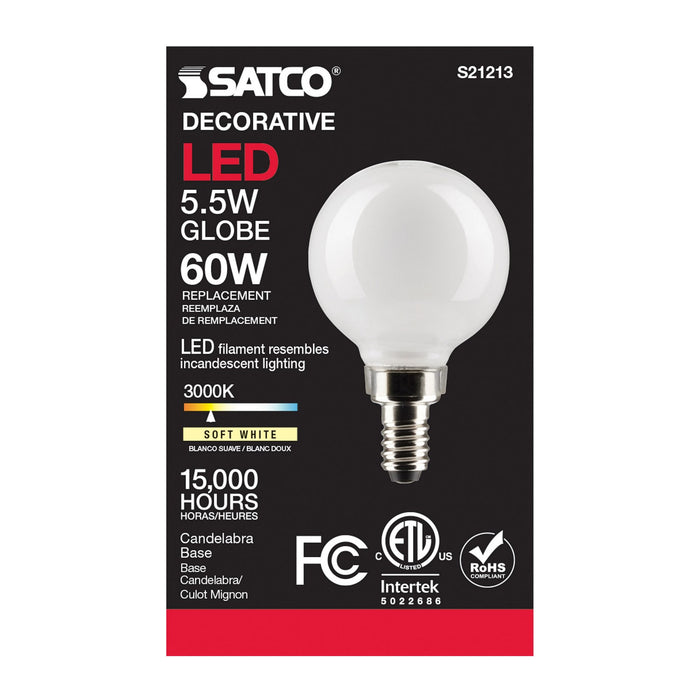 Satco S21213 Light Bulb, White