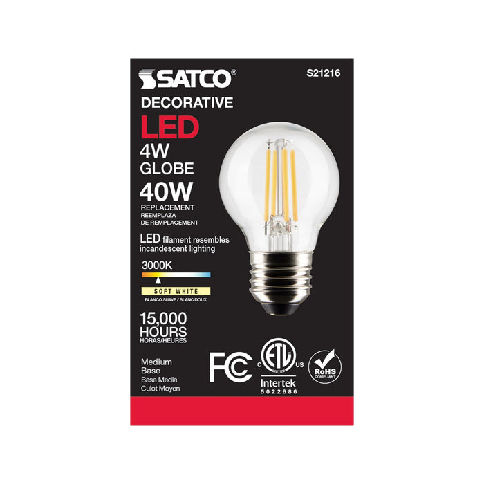 Satco S21216 Light Bulb, Clear