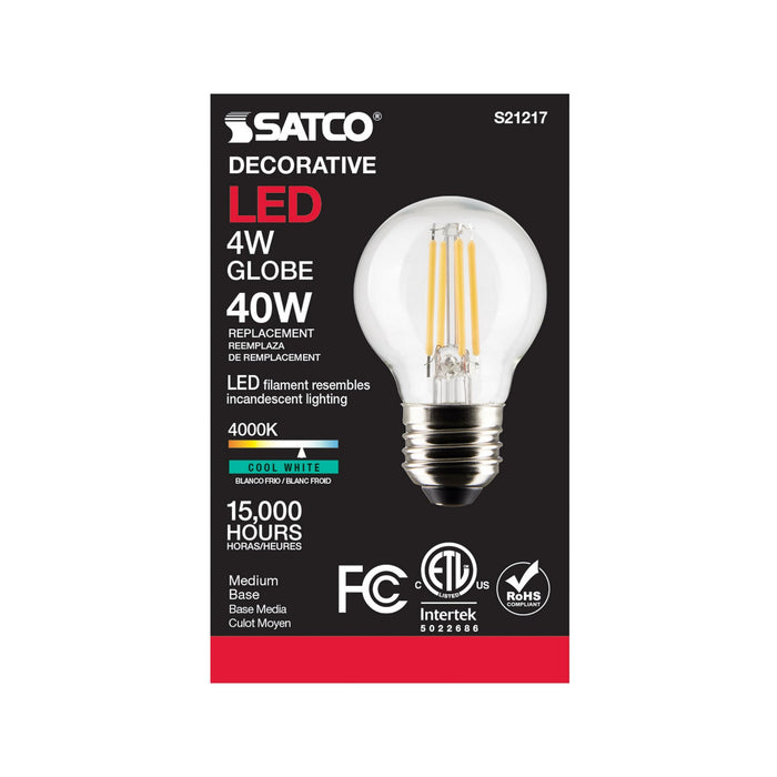 Satco S21217 Light Bulb, Clear