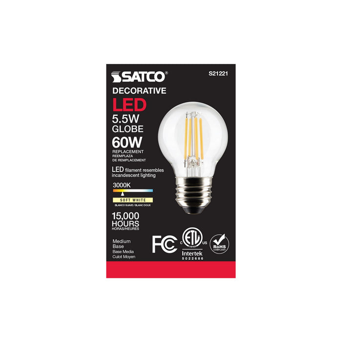 Satco S21221 Light Bulb, Clear