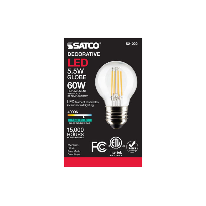 Satco S21222 Light Bulb, Clear