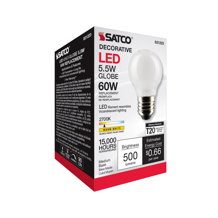 Satco S21223 Light Bulb, White