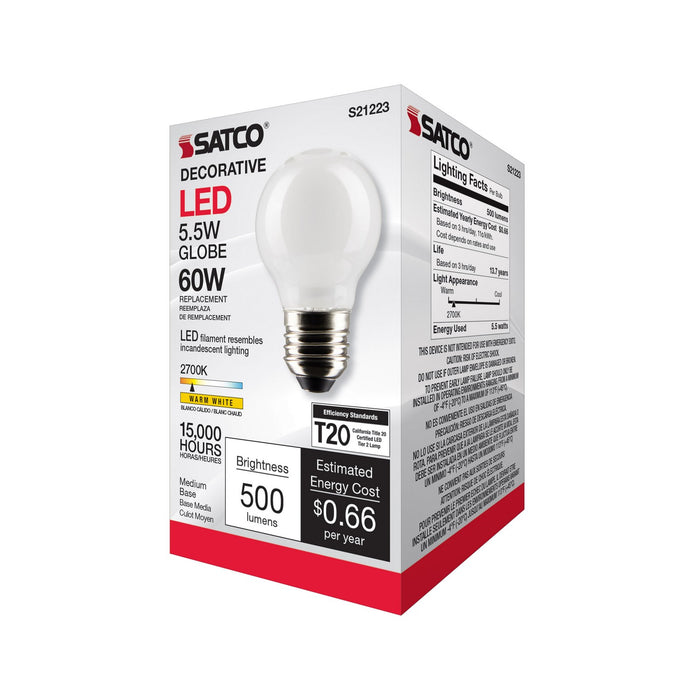 Satco S21223 Light Bulb, White