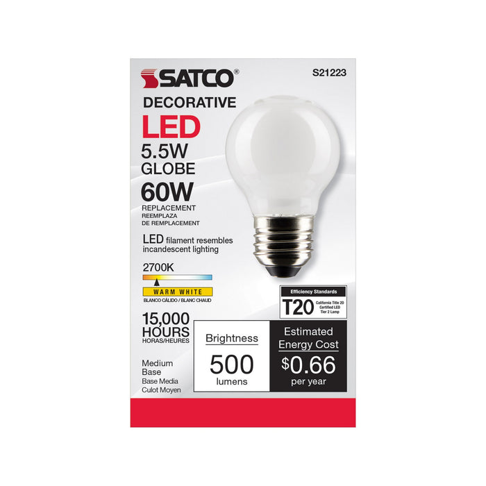 Satco S21223 Light Bulb, White