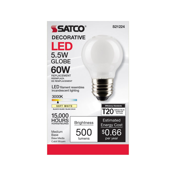 Satco S21224 Light Bulb, White