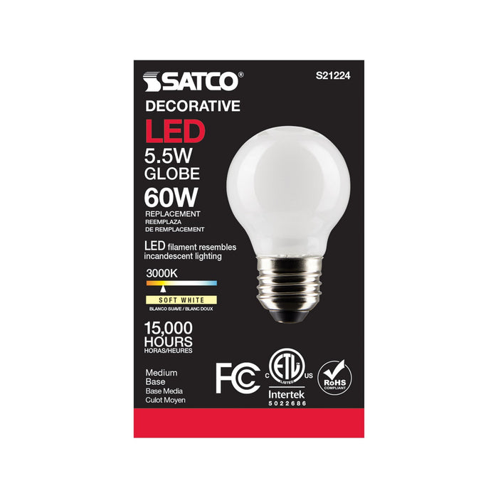 Satco S21224 Light Bulb, White