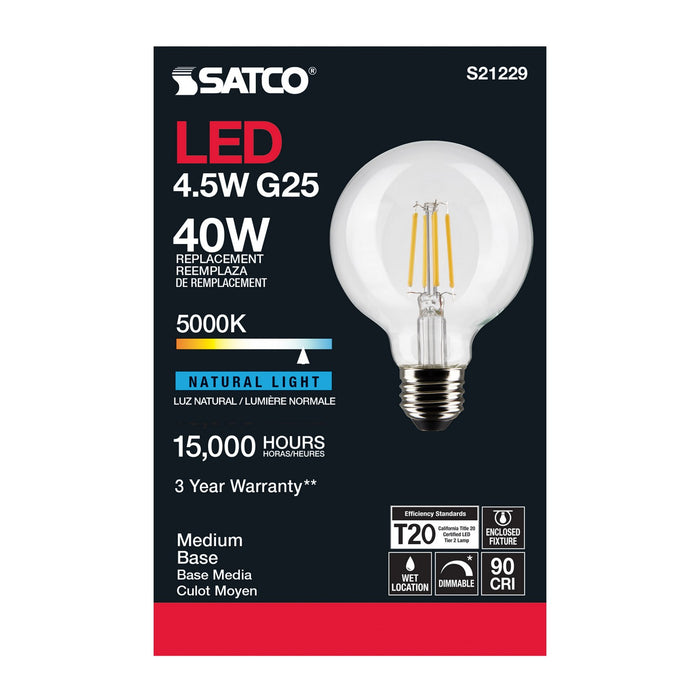 Satco S21229 Light Bulb, Clear
