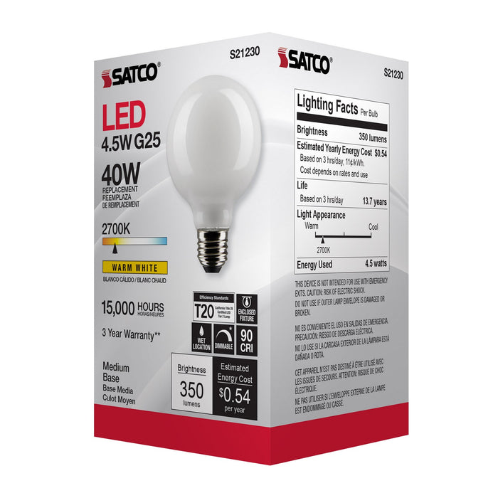 Satco S21230 Light Bulb, White