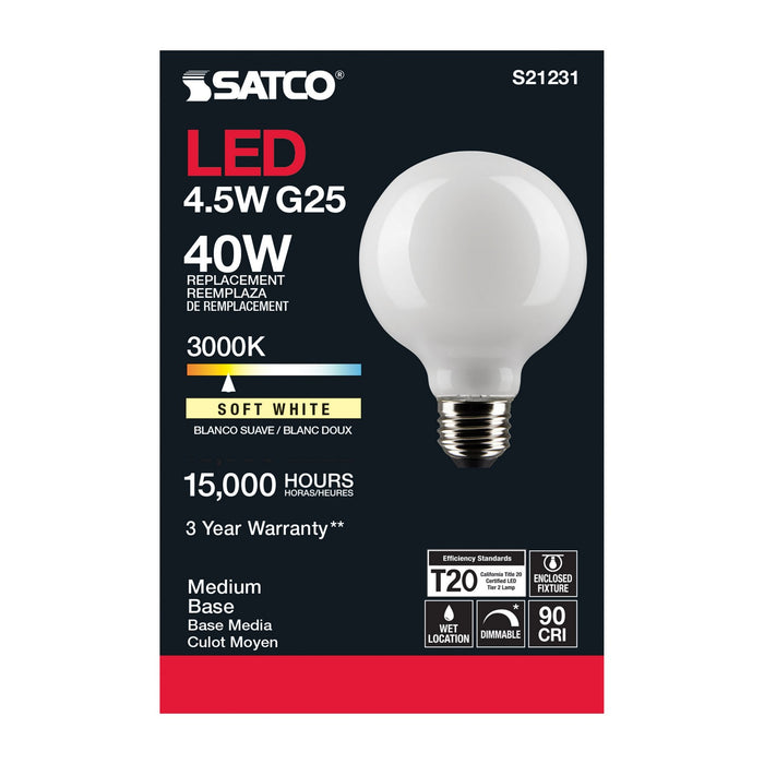 Satco S21231 Light Bulb, White