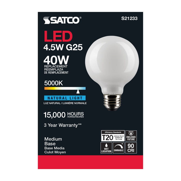 Satco S21233 Light Bulb, White