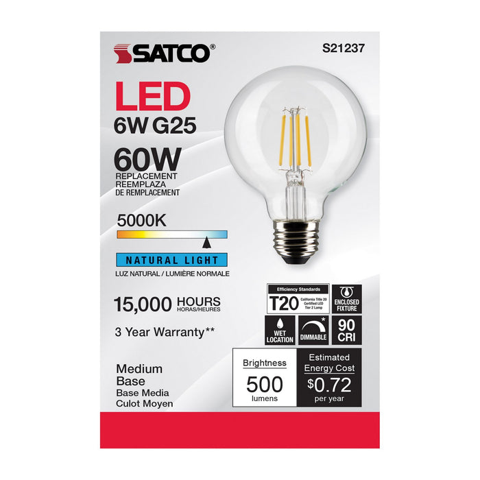 Satco S21237 Light Bulb, Clear