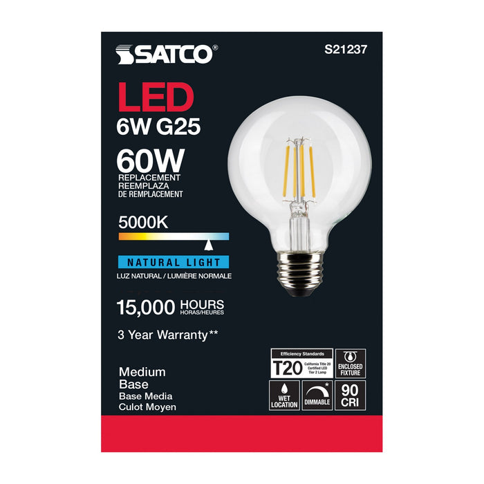 Satco S21237 Light Bulb, Clear