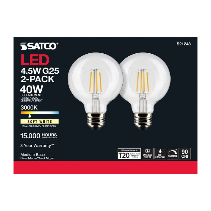 Satco S21243 Light Bulb, Clear