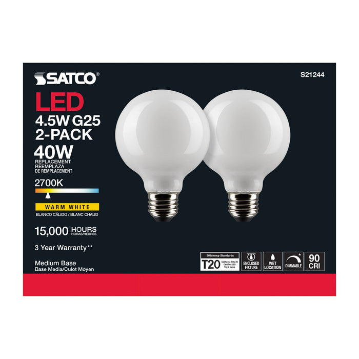 Satco S21244 Light Bulb, White