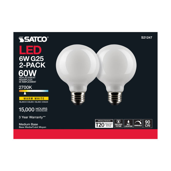 Satco S21247 Light Bulb, White