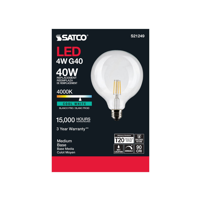 Satco S21249 Light Bulb, Clear