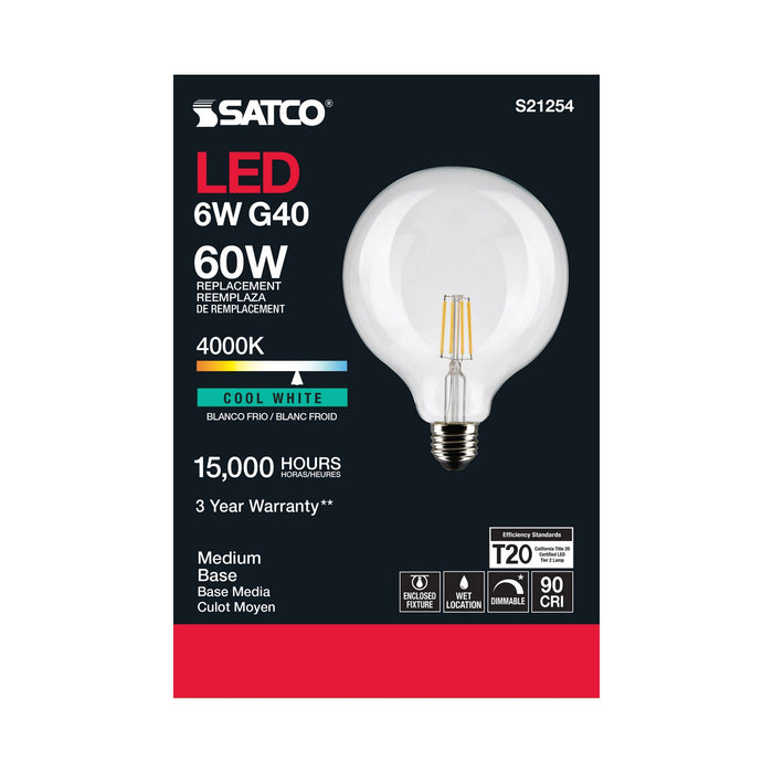 Satco S21254 Light Bulb, Clear