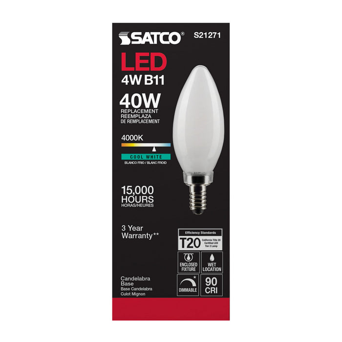 Satco S21271 Light Bulb, Frost