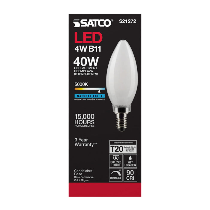 Satco S21272 Light Bulb, Frost