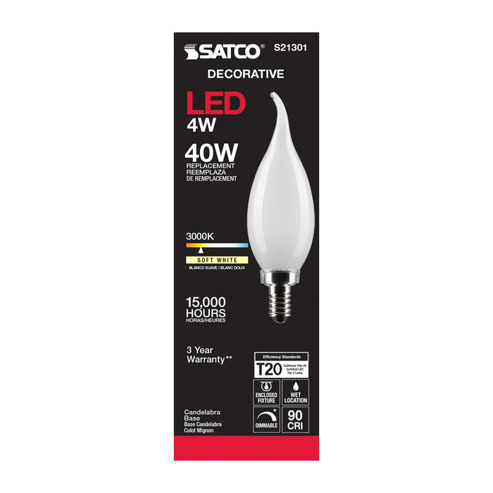 Satco S21301 Light Bulb, Frost
