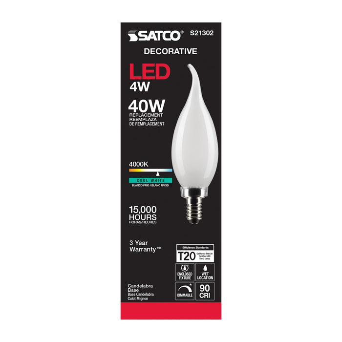 Satco S21302 Light Bulb, Frost